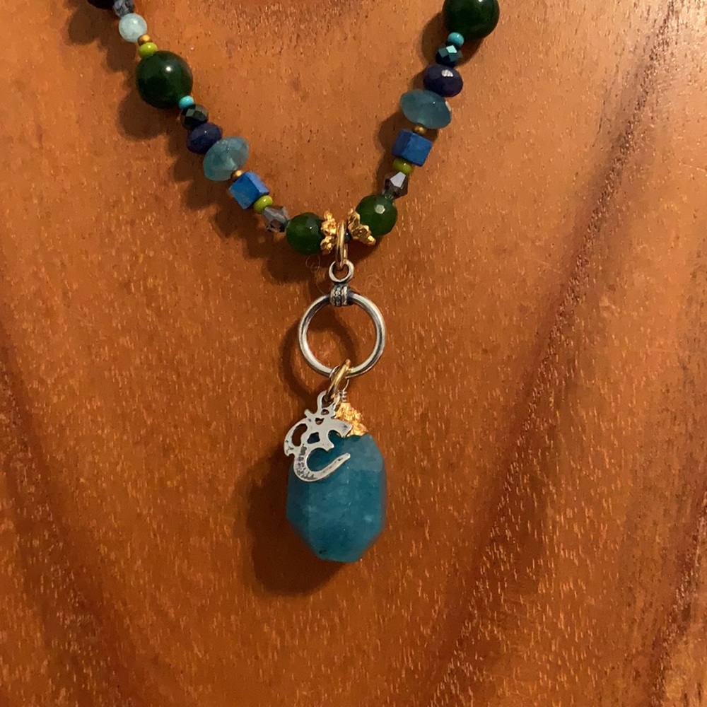 Honoring the Sacred fire element necklace